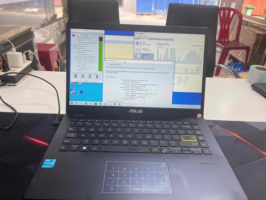 Asus Vivobook N4500/4GB/128GB Vỏ Đẹp. Mua bán Laptop tại Quận Gò Vấp Tp Hồ Chí Minh được đăng bởi Chí Hướng Group  hình 1
