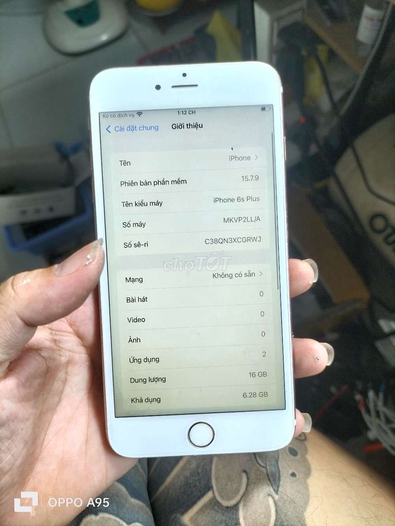 6s plus 16gb mất vân màn xâú xíu..600k