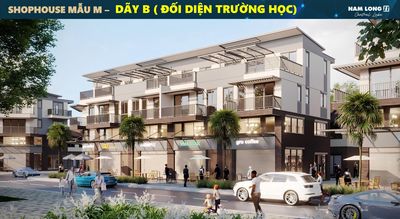 Shophouse Nhà phố Nam Long 2 - Trục chính đối diện trường học