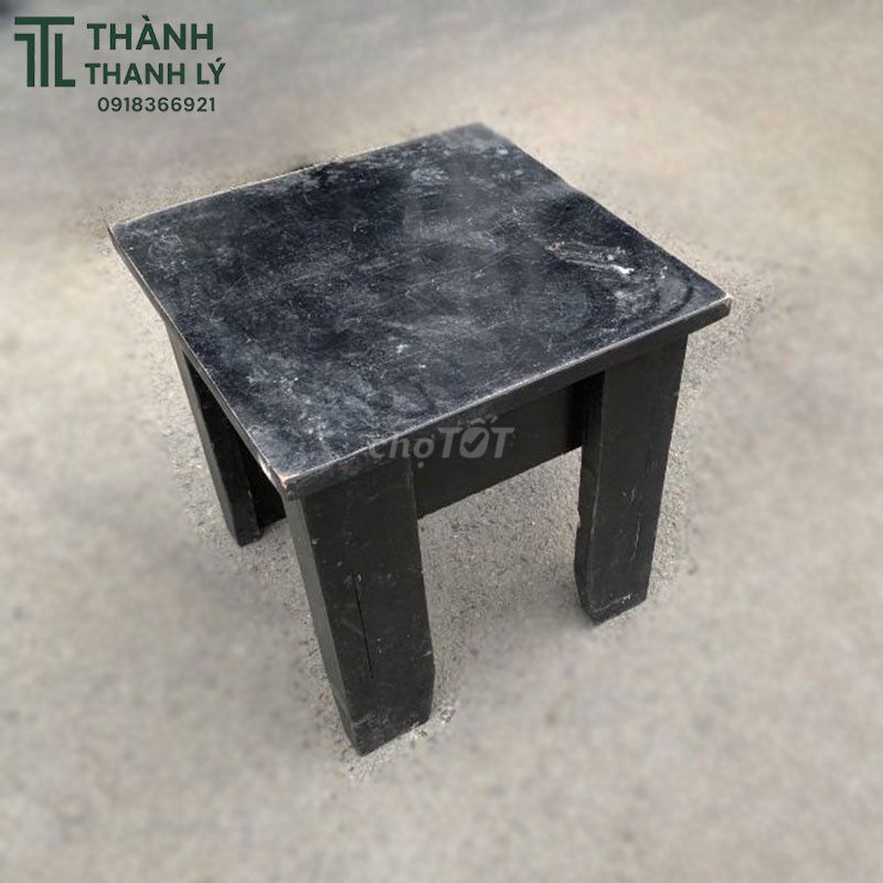 Ghế Cafe Gỗ Tự Nhiên Đen Đã Sử Dụng Mới 90%. Mua bán Bàn ghế tại Quận 12 Tp Hồ Chí Minh được đăng bởi Thành Thanh Lý  hình 1