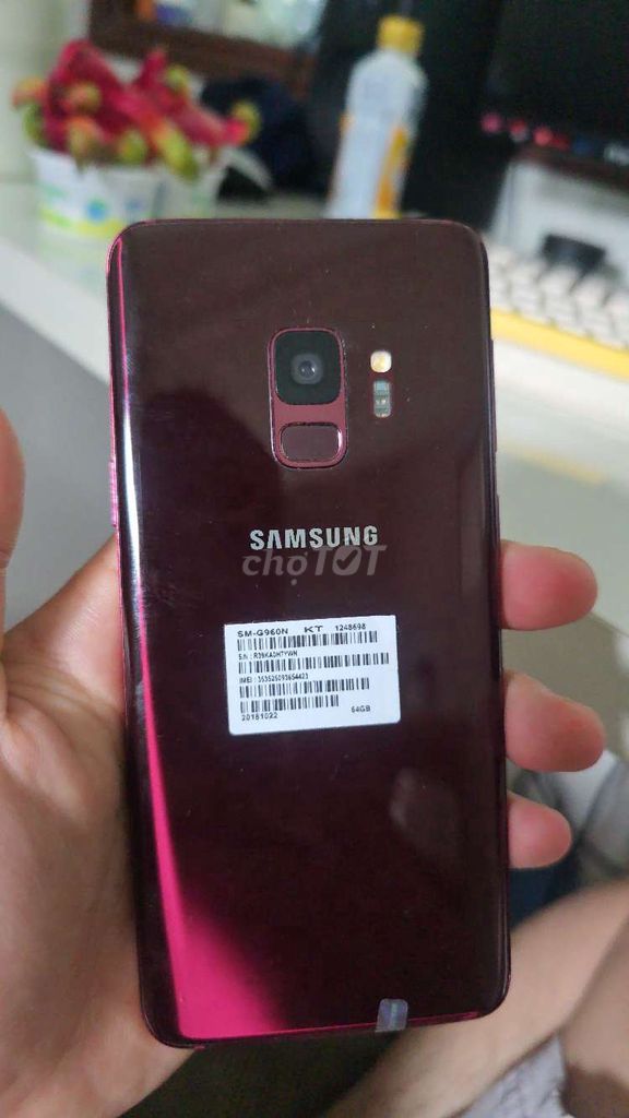Samsung S9 Đỏ Hàn Quốc. Mua bán Điện thoại tại Huyện Đông Anh Hà Nội được đăng bởi chu tiến minh hình 1