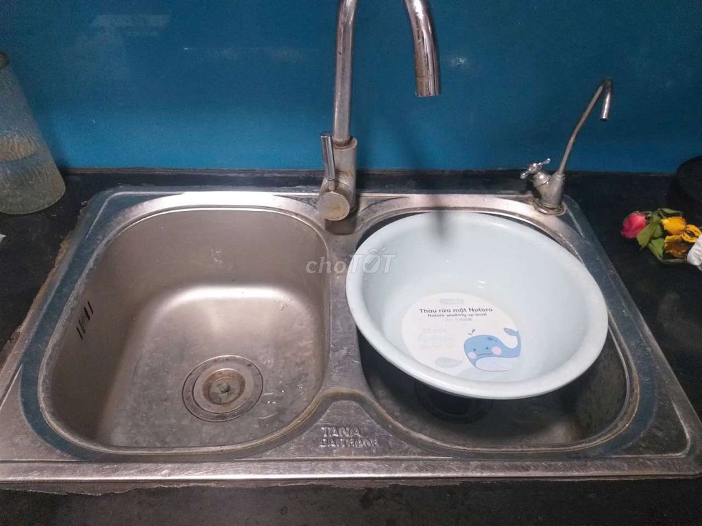 Bồn rửa chén Tân Á Đại Thành Inox. Mua bán Thiết bị vệ sinh, nhà tắm tại Quận Long Biên Hà Nội được đăng bởi Nguyen Manh Ha hình 1
