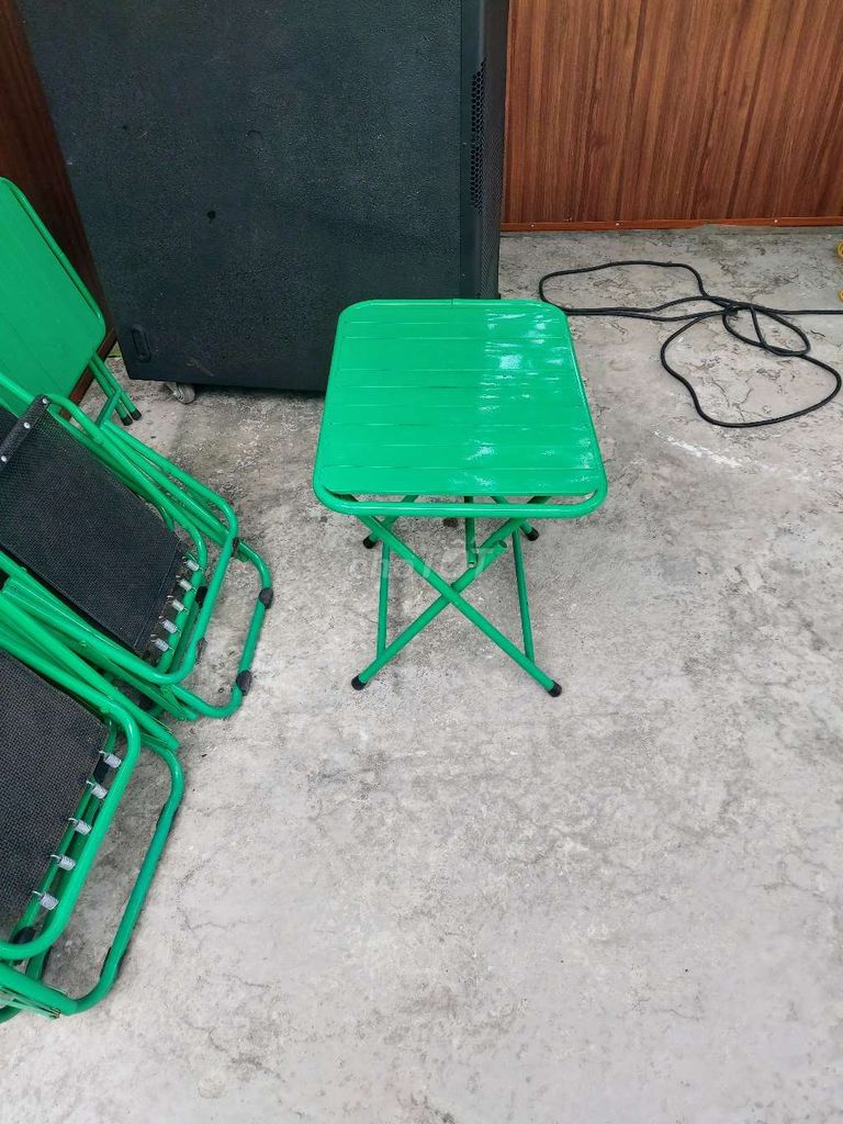 Bàn xếp gấp gọn Xanh lá. Mua bán Bàn ghế tại Thị xã Long Mỹ Hậu Giang được đăng bởi Thuy Vy Coco hình 1