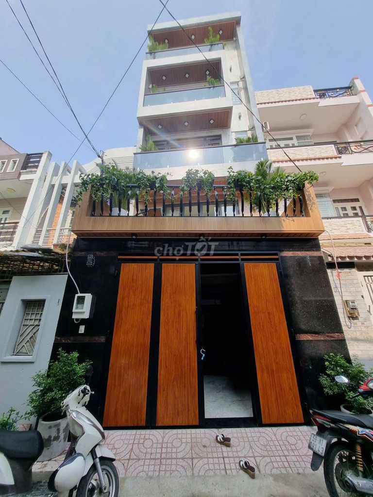 Bán Nhà full Nội Thất Tân Hòa Đông: 5mx16m 1 lửng 3 lầu, có thang máy
