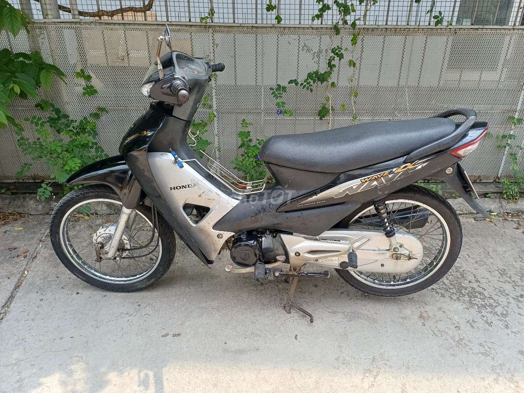 Honda Wave A 2013 Черно-серебристый мопед