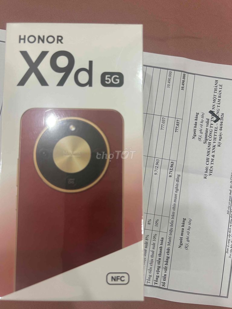 Honor X9d 5G 12/512GB Nguyên Seal chưa sử dụng. Mua bán Điện thoại tại Huyện Đông Anh Hà Nội được đăng bởi Nam Nguyen hình 1