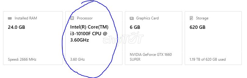 Bán CPU i3-10100F. Mua bán Linh kiện (RAM, Card...) tại Huyện Đông Anh Hà Nội được đăng bởi Lộc hình 2
