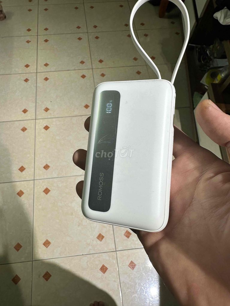 Sạc dự phòng Romoss 10000mAh nhỏ gọn tiện lợi. Mua bán Phụ kiện (Màn hình, Chuột...) tại Quận Ba Đình Hà Nội được đăng bởi Minh Dao hình 1