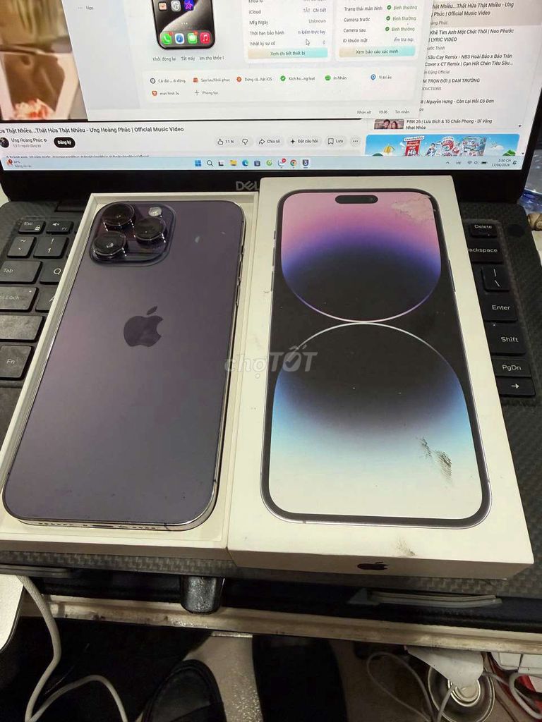 Apple iPhone 14 Pro Max 128GB Tím VN/A. Mua bán Điện thoại tại Quận Bình Thạnh Tp Hồ Chí Minh được đăng bởi Hoàng Giang hình 1