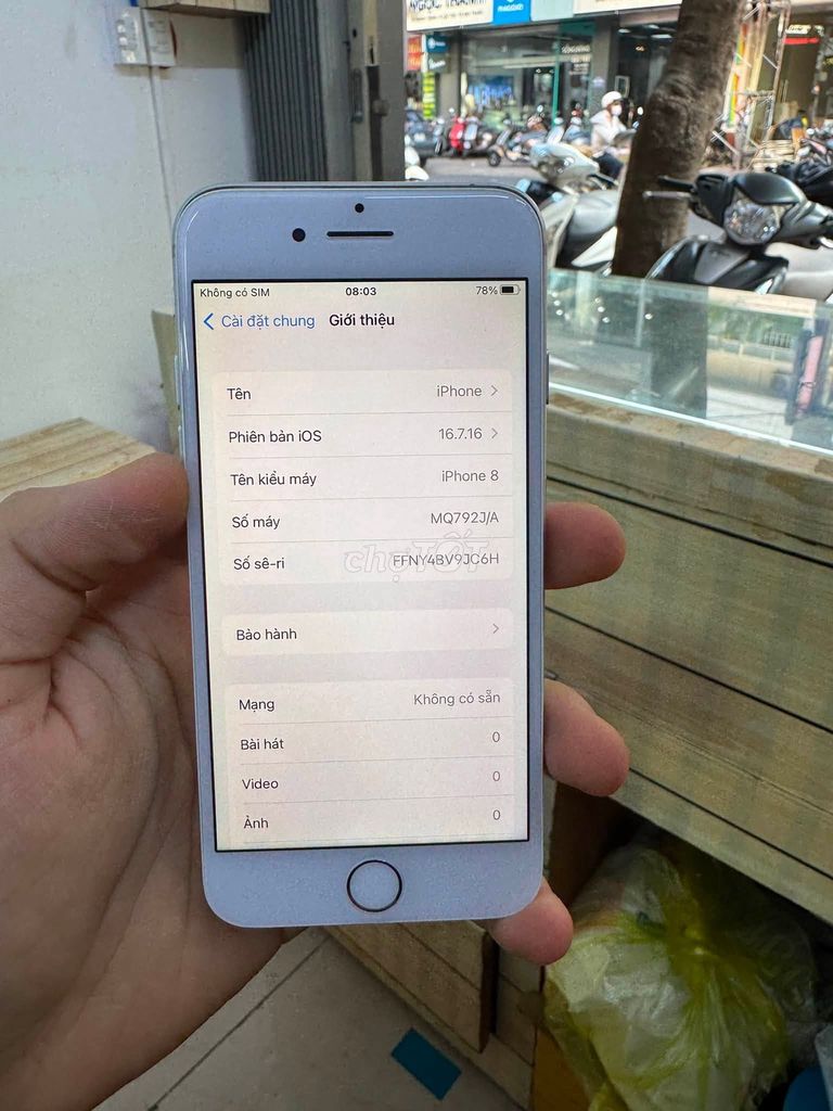 Apple iPhone 8 64GB Bạc Like New. Mua bán Điện thoại tại Thành phố Thủ Đức Tp Hồ Chí Minh được đăng bởi Hội Đồ Điện Tử hình 1