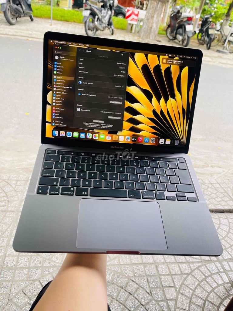 Apple Macbook Pro M1 13 inch 16|1Tb Pin 96%. Mua bán Laptop tại Quận Hải Châu Đà Nẵng được đăng bởi Chỉ Bán Máy Rin chất hình 1