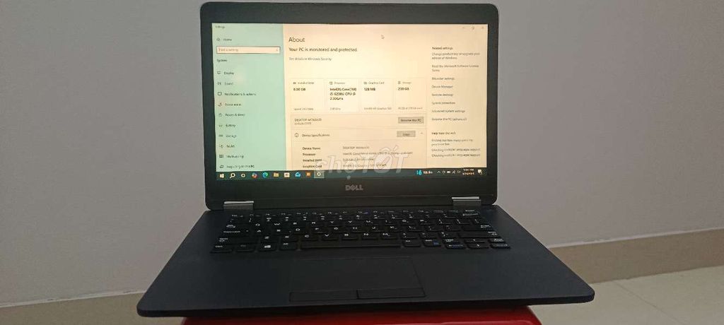 Dell Latitude E7470 i5 8GB/256GB Đen. Mua bán Laptop tại Huyện Hiệp Hòa Bắc Giang được đăng bởi LAPTOP PRO hình 1