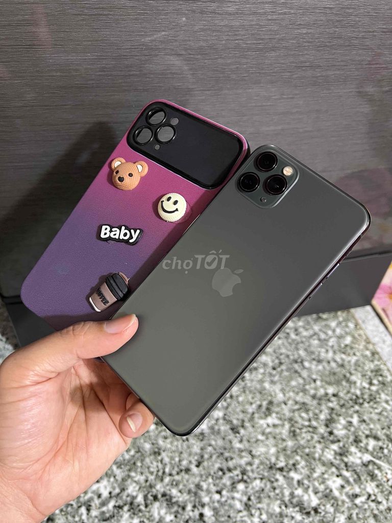 iphone 11 Pro Max 64G QT Zin bao test lỗi tặng máy