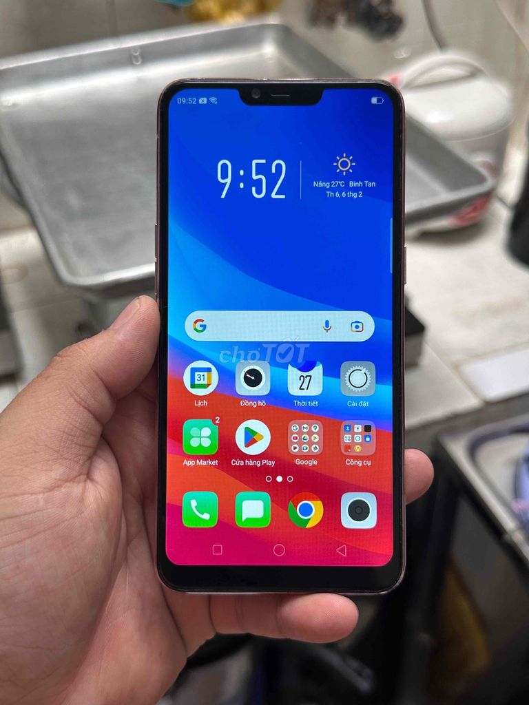 Oppo A3s 16GB vỏ đẹp dùng cực bền. Mua bán Điện thoại tại Quận Bình Tân Tp Hồ Chí Minh được đăng bởi Long hình 1
