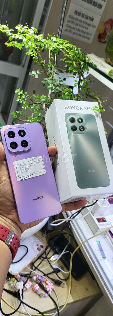 Honor X6b tím r6+6+128 Fulbox bh dài thanh lý 12