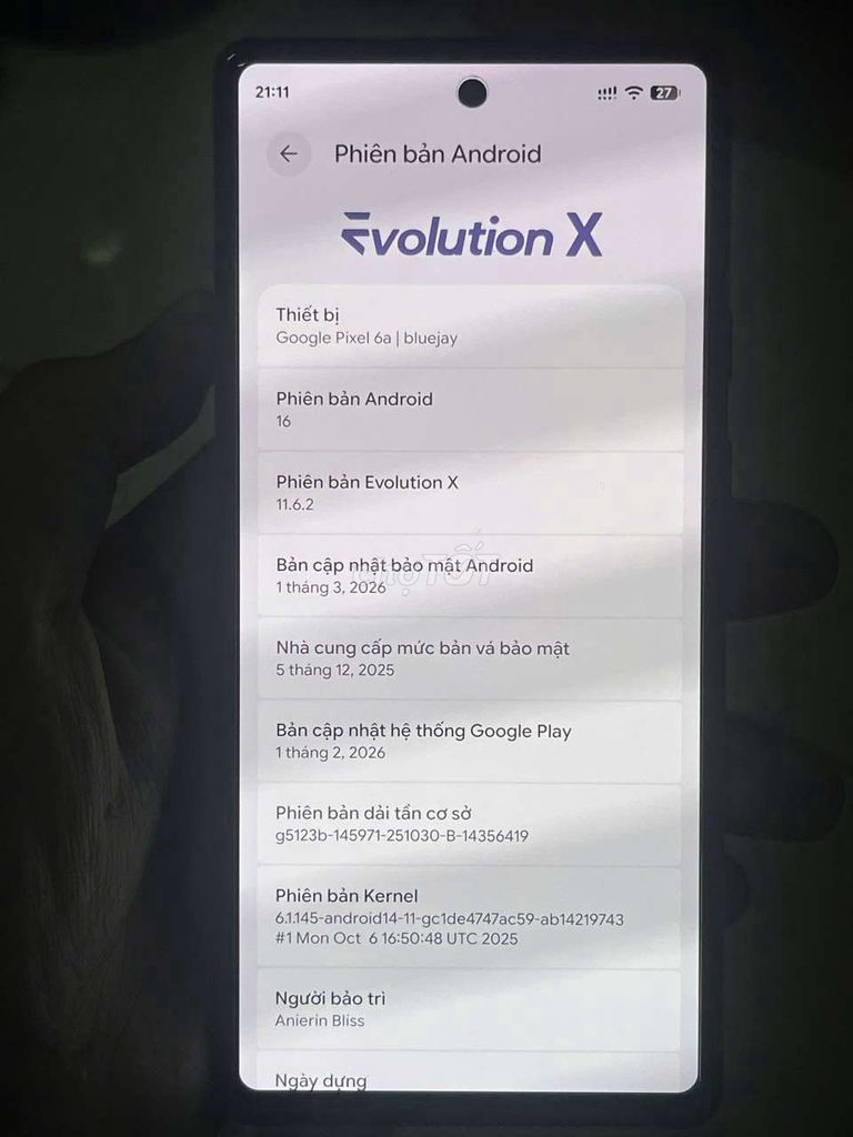 pixel 6a quốc tế mới thay pin deji. Mua bán Điện thoại tại Quận Tân Bình Tp Hồ Chí Minh được đăng bởi Nguyễn Trần Minh Khang hình 1
