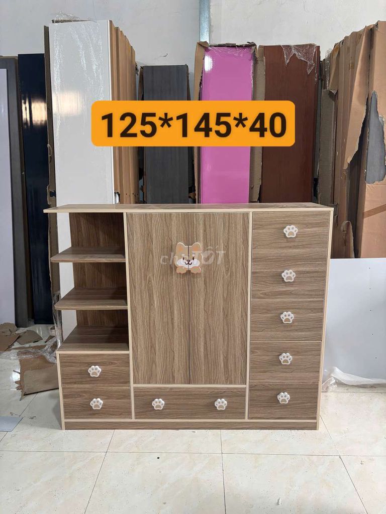 Tủ quần áo trẻ em nhựa Đài Loan 125*145*40. Mua bán Tủ, kệ gia đình tại Quận Bình Tân Tp Hồ Chí Minh được đăng bởi Nội Thất Giá Xưởng hình 1