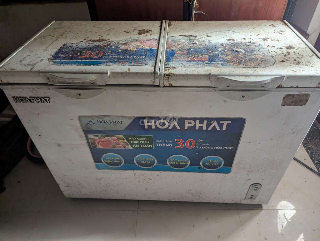 Tủ đông Hòa Phát màu Trắng. Mua bán Tủ lạnh tại Huyện Đông Anh Hà Nội được đăng bởi Nguyễn Thị thắm  hình 1