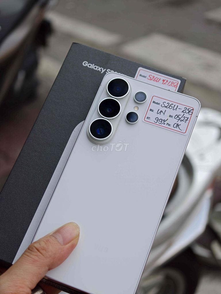 Galaxy S26U-256GB Trắng VN 31/5/2027: S24/25/26. Mua bán Điện thoại tại Quận Đống Đa Hà Nội được đăng bởi Quý Hoàng hình 1