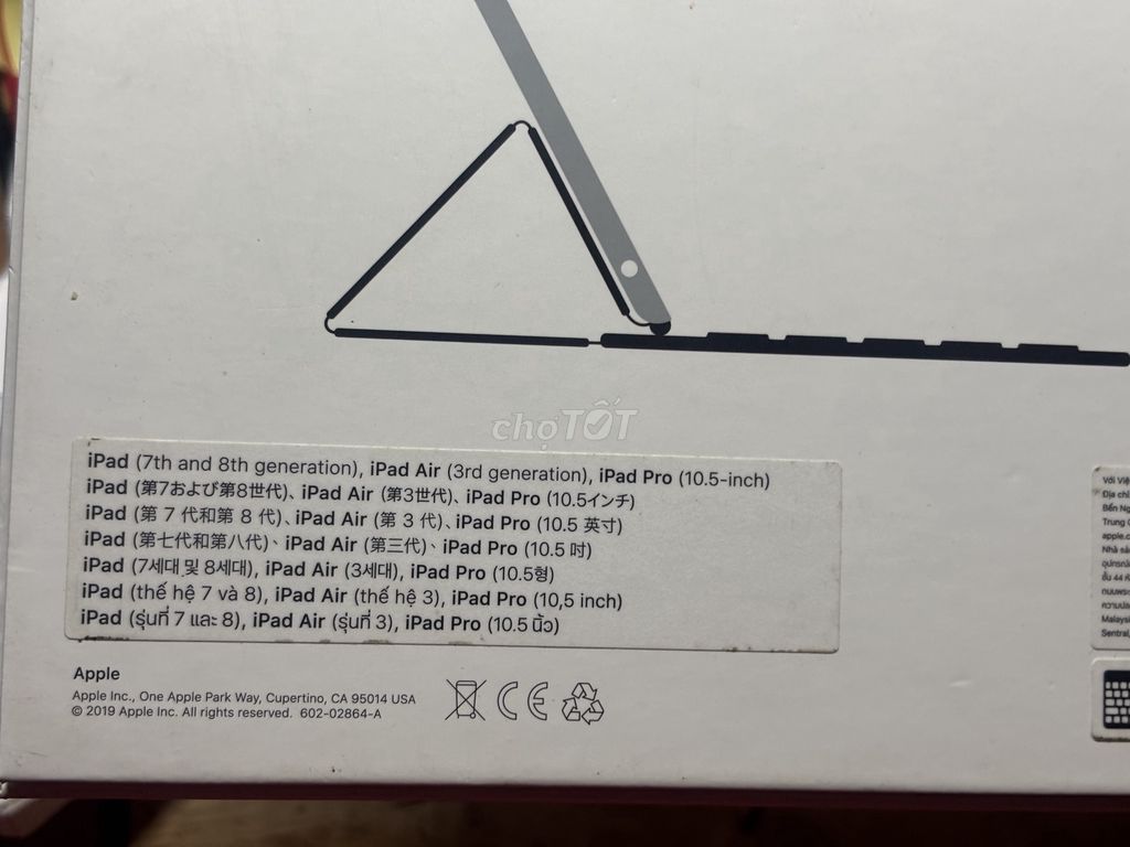 Bàn phím Apple Keyboard iPad 7-9, Air 3, Pro 10.5. Mua bán Phụ kiện (Màn hình, Chuột...) tại Quận Liên Chiểu Đà Nẵng được đăng bởi Dũng hình 1