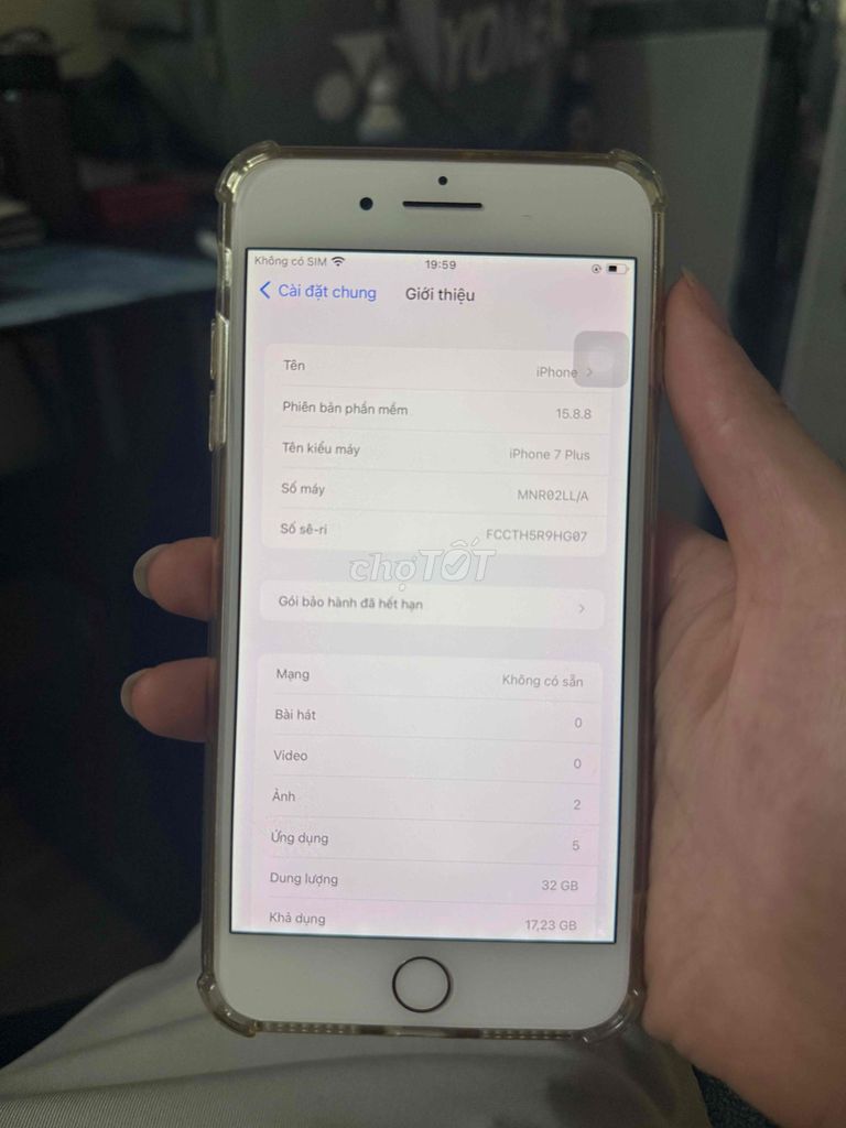 Apple iPhone 7 Plus 32GB Trắng. Mua bán Điện thoại tại Quận Nam Từ Liêm Hà Nội được đăng bởi Nguyễn Đức Thành hình 1