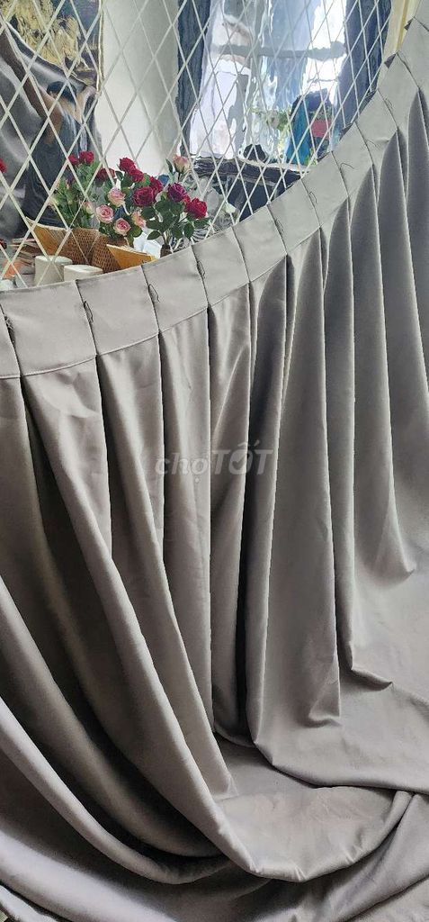RÈM XÁM KÈM THANH RAY. Mua bán Cây cảnh, đồ trang trí tại Quận Bình Tân Tp Hồ Chí Minh được đăng bởi Hera hình 4