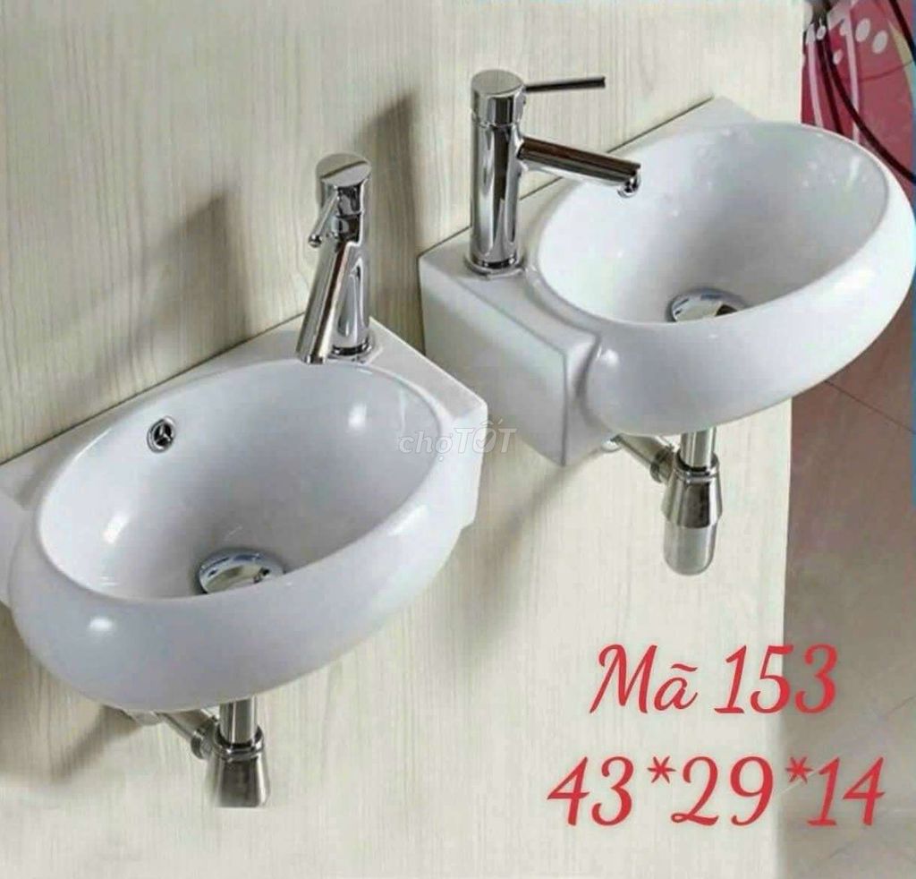 Chậu rửa mặt Men nung nano Trắng. Mua bán Thiết bị vệ sinh, nhà tắm tại Quận Đống Đa Hà Nội được đăng bởi tk 681 hình 1