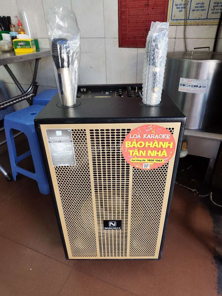 Loa kéo Nanomax S-900 Đen 2 micro Zing. Mua bán Tivi, Âm thanh tại Quận 8 Tp Hồ Chí Minh được đăng bởi ĐOÀN VĂN SƠN  hình 1