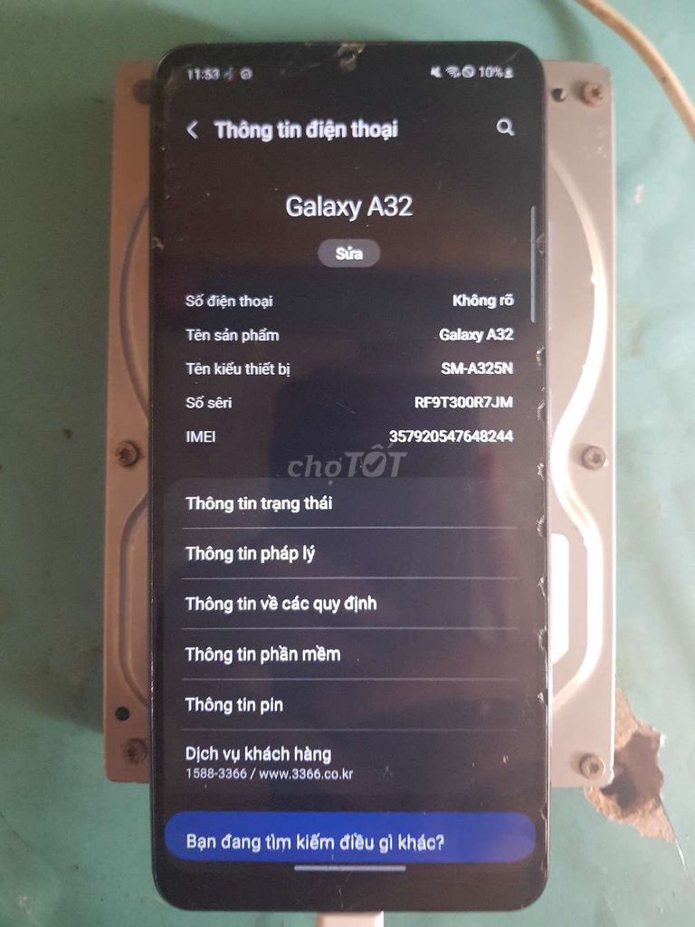 Samsung Galaxy A32 4GB/64GB Đen. Mua bán Điện thoại tại Quận Ô Môn Cần Thơ được đăng bởi Việt Nguyễn hình 1