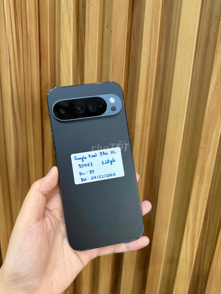 Google Pixel 9 Pro XL 128GB Đen 99%. Mua bán Điện thoại tại Quận 10 Tp Hồ Chí Minh được đăng bởi Đăng Sơn Store hình 1