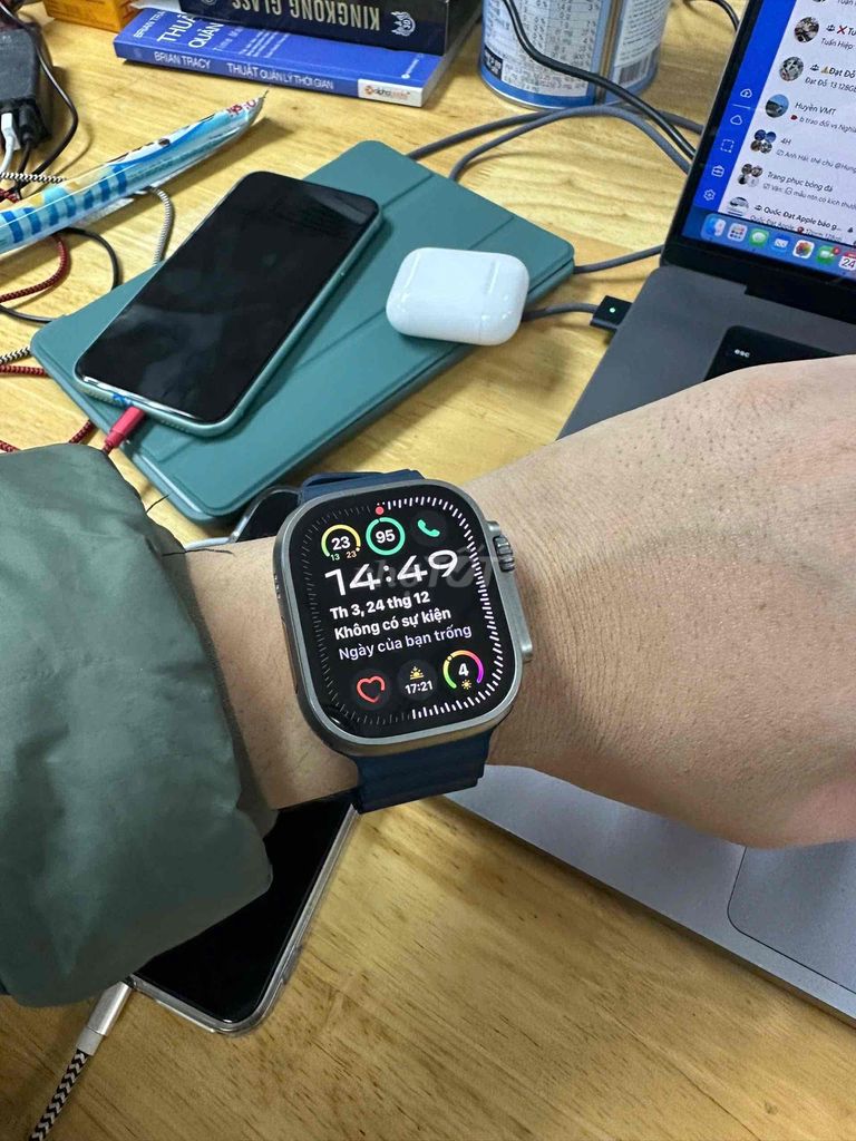 Applewatch ultra 2 xuất shopdunk bh 7/2025