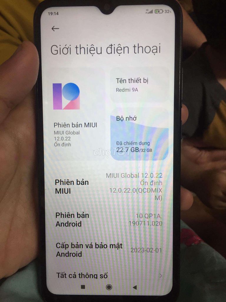 Xiaomi Redmi 9A 32GB Đen. Mua bán Điện thoại tại Quận Tây Hồ Hà Nội được đăng bởi Hương Nhi hình 1