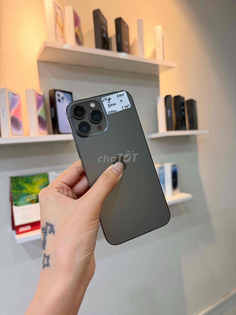 13 Promax 256Gb Quốc Tế Đen Pin 100. Mua bán Điện thoại tại Quận Thanh Xuân Hà Nội được đăng bởi T Mobile  hình 1