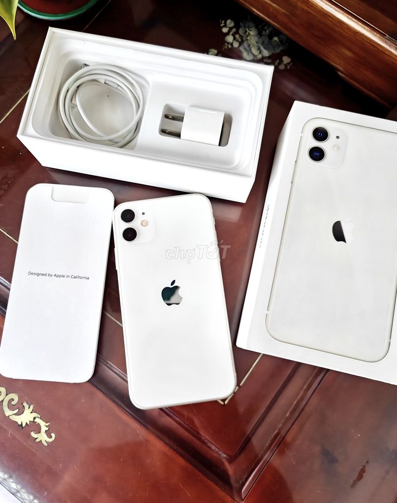 Apple iPhone 11 64GB Trắng Quốc Tế, Pin cao 88%. Mua bán Điện thoại tại Quận 11 Tp Hồ Chí Minh được đăng bởi Đạt VP hình 1