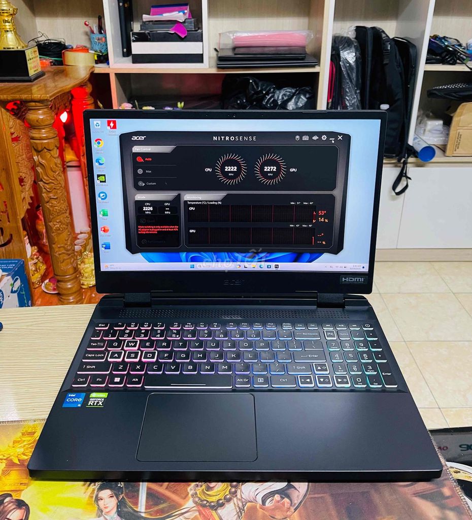 Acer Nitro Tiger AN515-58 i5-12500H/16G/RTX3050TI. Mua bán Laptop tại Quận Phú Nhuận Tp Hồ Chí Minh được đăng bởi LAPTOP VINA hình 1