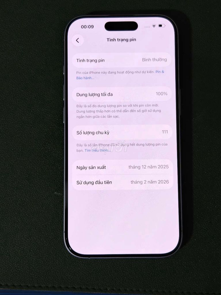 Apple iPhone 17 256GB Tím Đã sử dụng. Mua bán Điện thoại tại Quận Bình Tân Tp Hồ Chí Minh được đăng bởi Nguyễn Nhật Trường hình 1
