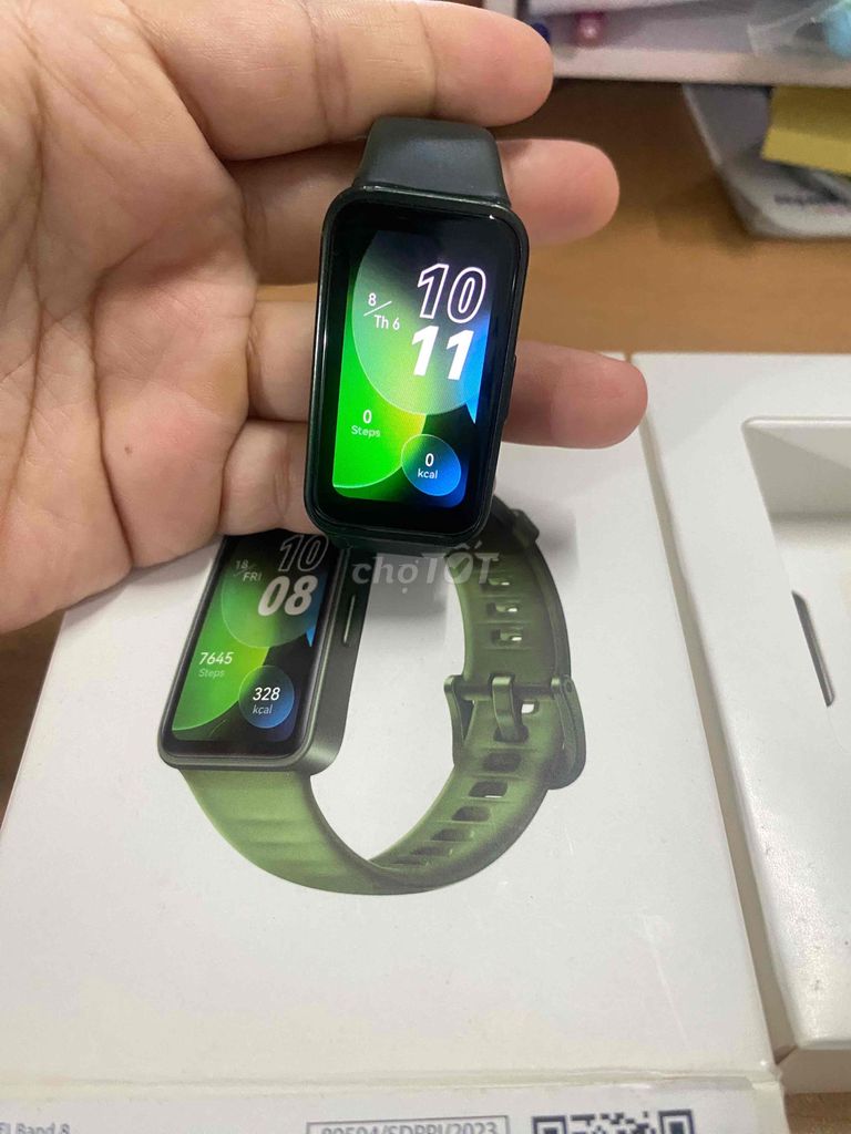 Huawei Band 8 Xanh ngọc lục bảo pin trâu. Mua bán Thiết bị đeo thông minh tại Quận Bình Tân Tp Hồ Chí Minh được đăng bởi Hường hình 1