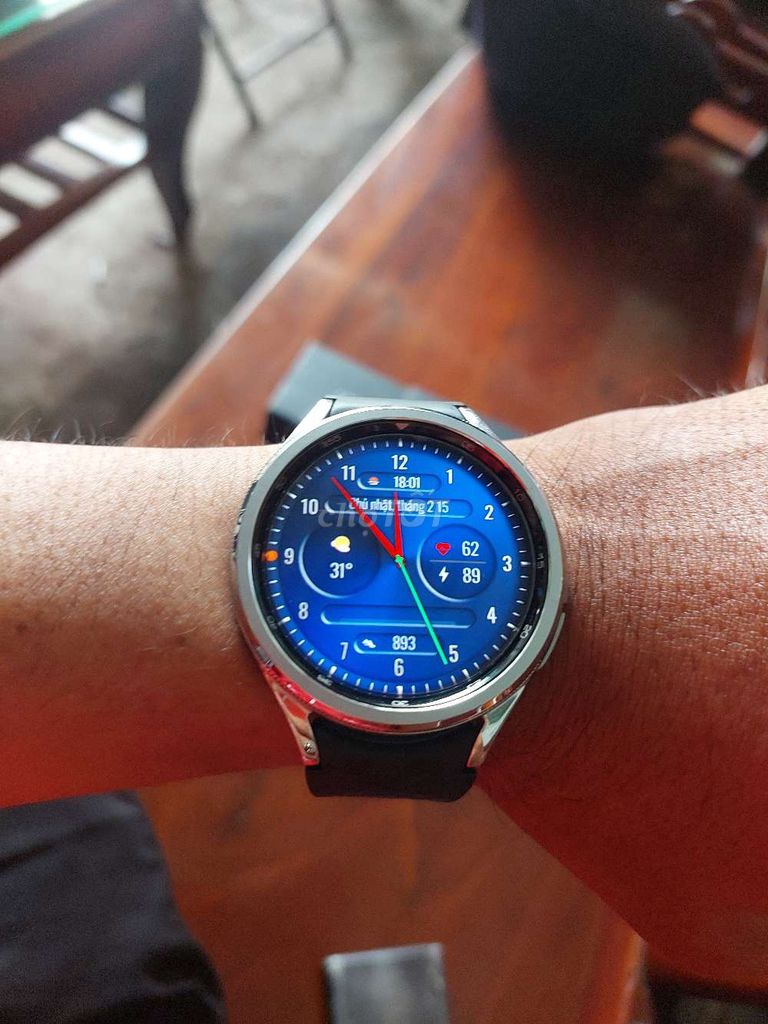 Samsung Galaxy Watch6 Classic 47mm Bạc. Mua bán Thiết bị đeo thông minh tại Thị xã Bến Cát Bình Dương được đăng bởi Nguyen Hung hình 1