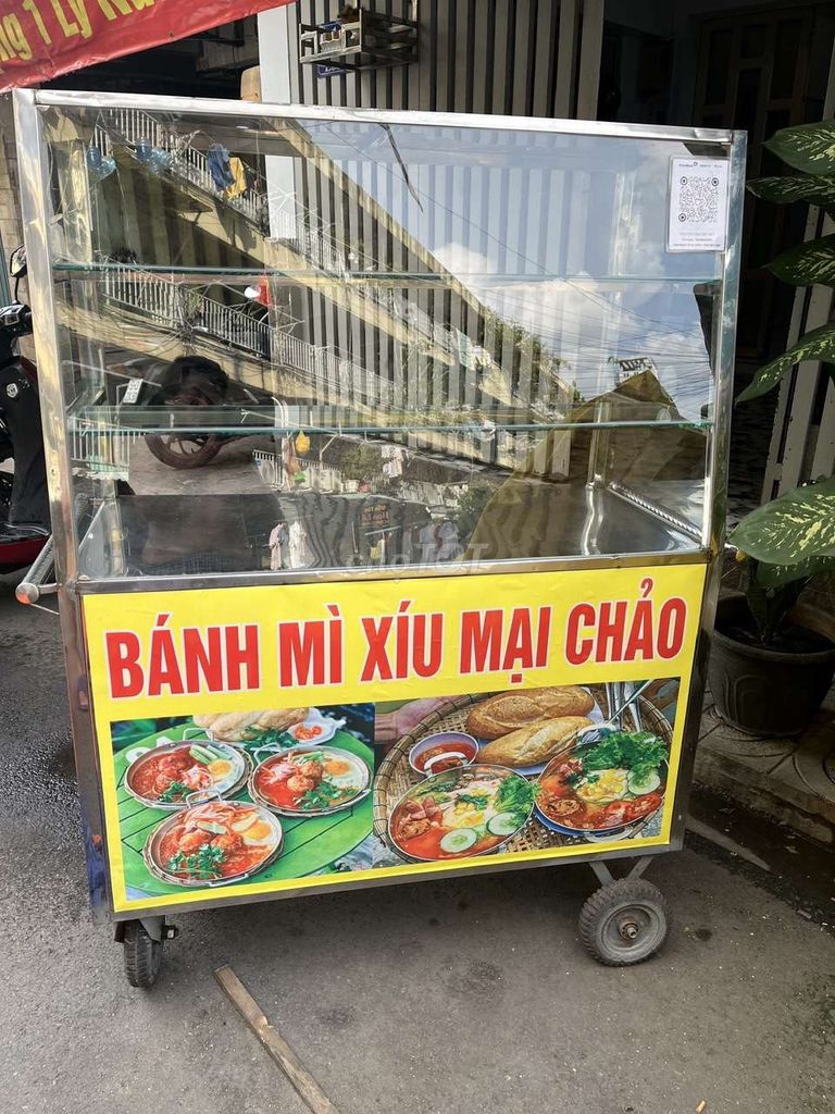 Xe đẩy bán hàng Kính Inox Bạc. Mua bán Đồ chuyên dụng, Giống nuôi trồng tại Quận 10 Tp Hồ Chí Minh được đăng bởi Tran Thanh hình 1