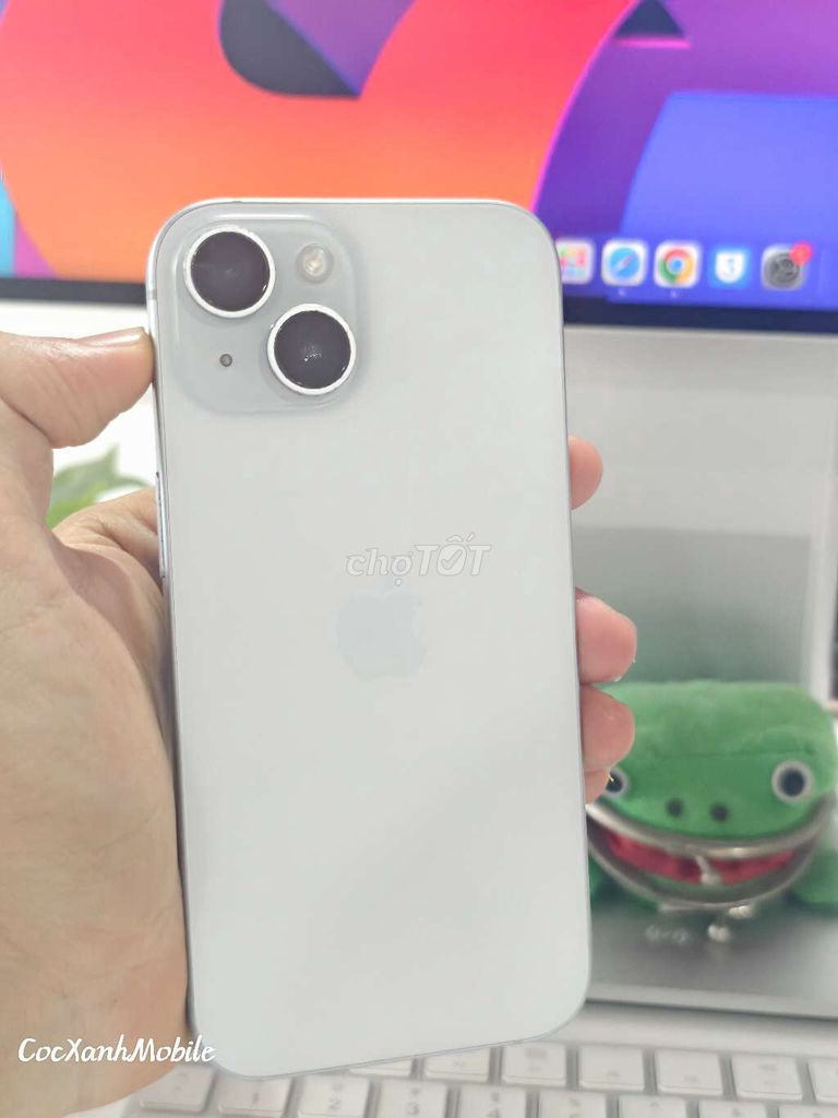 Apple iPhone 15 128GB Bạc - Zin nguyên ốc áp. Mua bán Điện thoại tại Quận Liên Chiểu Đà Nẵng được đăng bởi Minh Hiệp CócXanhMobile hình 1