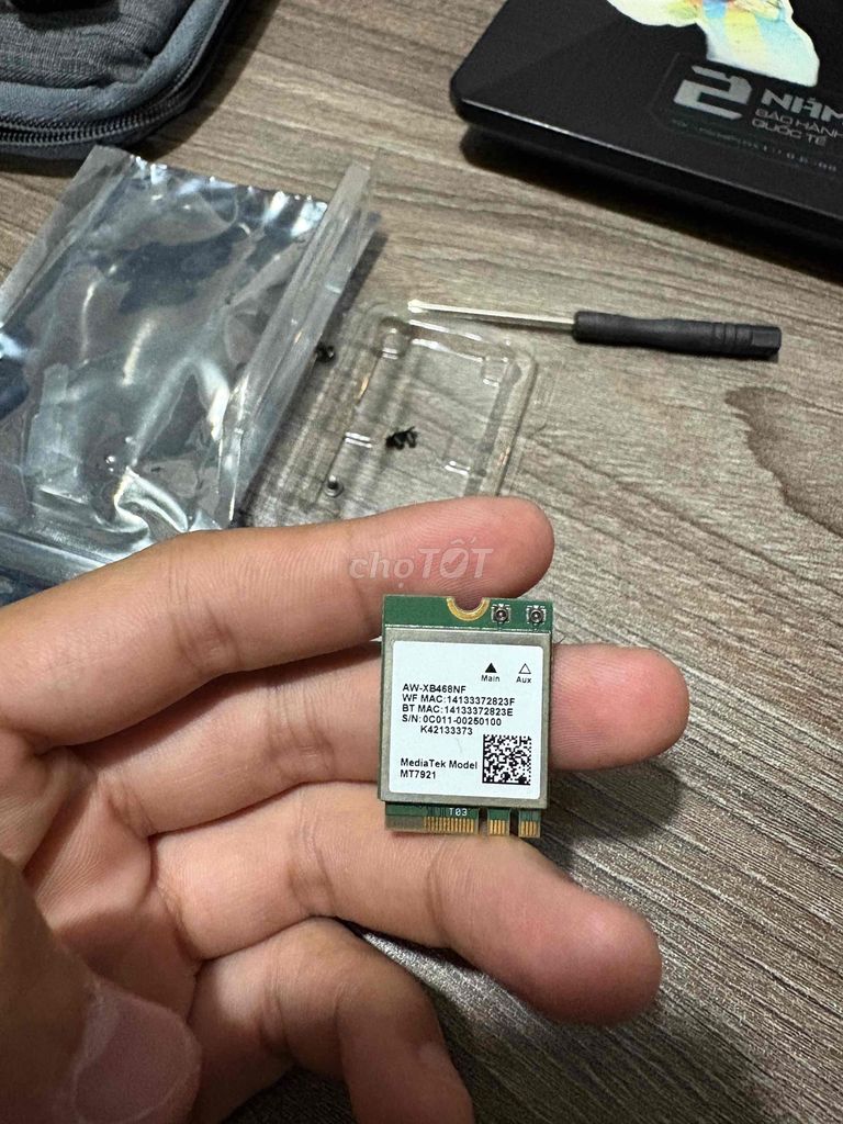 Card Wifi MediaTek MT7921. Mua bán Linh kiện (RAM, Card...) tại Quận Bắc Từ Liêm Hà Nội được đăng bởi Hồng Sơn hình 1