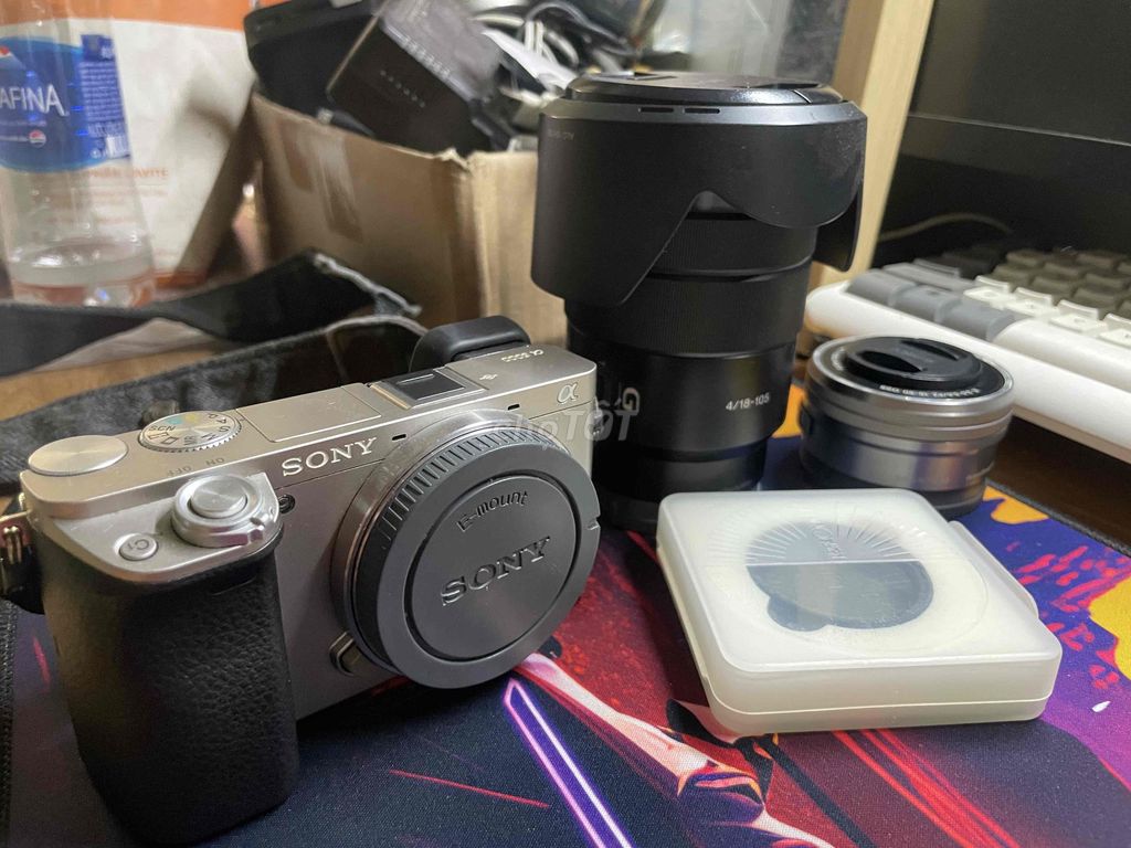 Máy ảnh Sony A6000 Bạc 16-50mm + lens 18-105. Mua bán Máy ảnh, Máy quay tại Thành phố Thuận An Bình Dương được đăng bởi Long hình 1