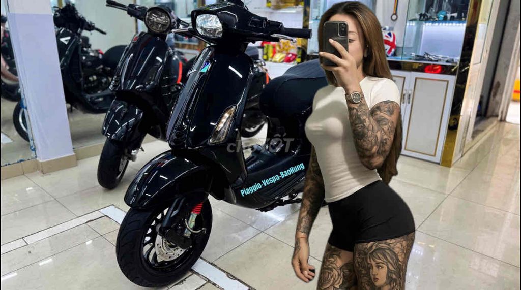 Vespa Sprint  mẫu 2020 Full đen bóng Camay đẹp. Mua bán Xe máy tại Quận Phú Nhuận Tp Hồ Chí Minh được đăng bởi VESPA  PIAGGIO BẢO HƯNG Vespa cũ trả góp  hình 1