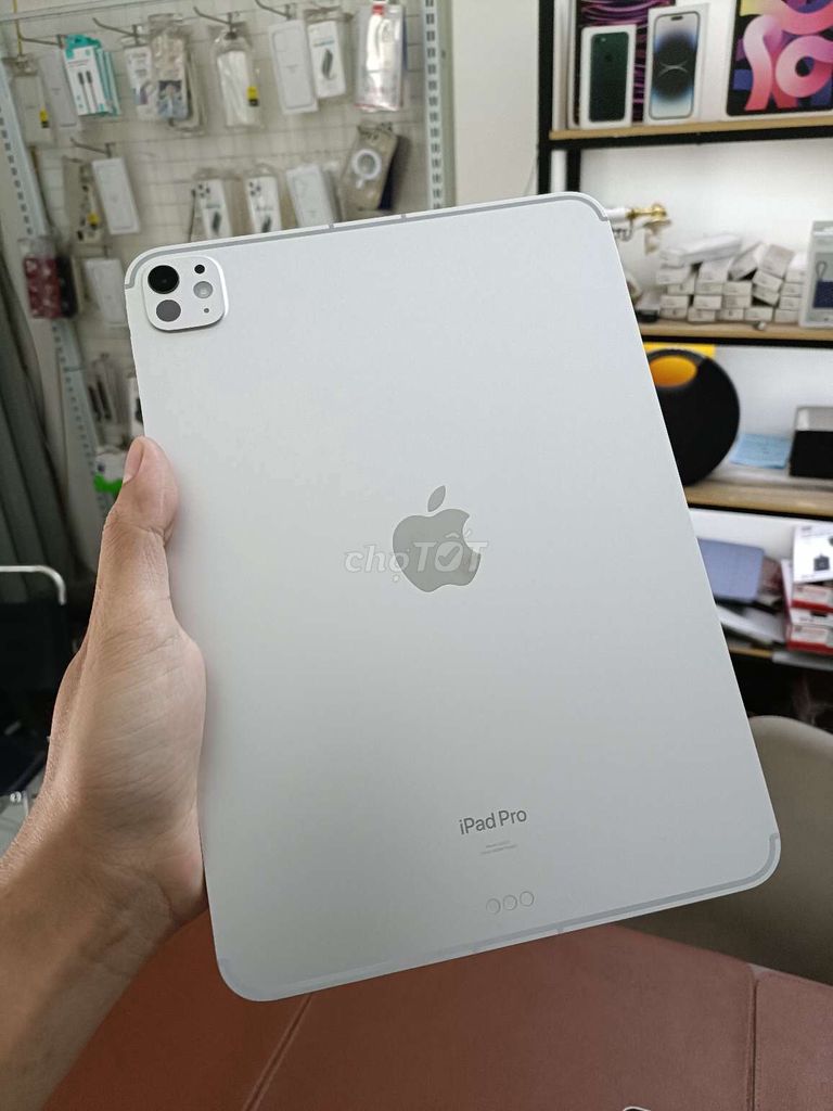 iPad Pro M4 11 inch 256GB 5G Bạc Chưa active . Mua bán Máy tính bảng tại Quận Thanh Khê Đà Nẵng được đăng bởi TT PHONE hình 1