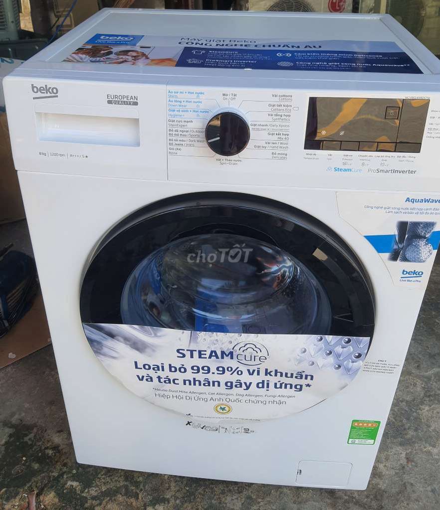 MÁY GIẶT BEKO 8KG TRƯNG BÀY BH 1 NĂM