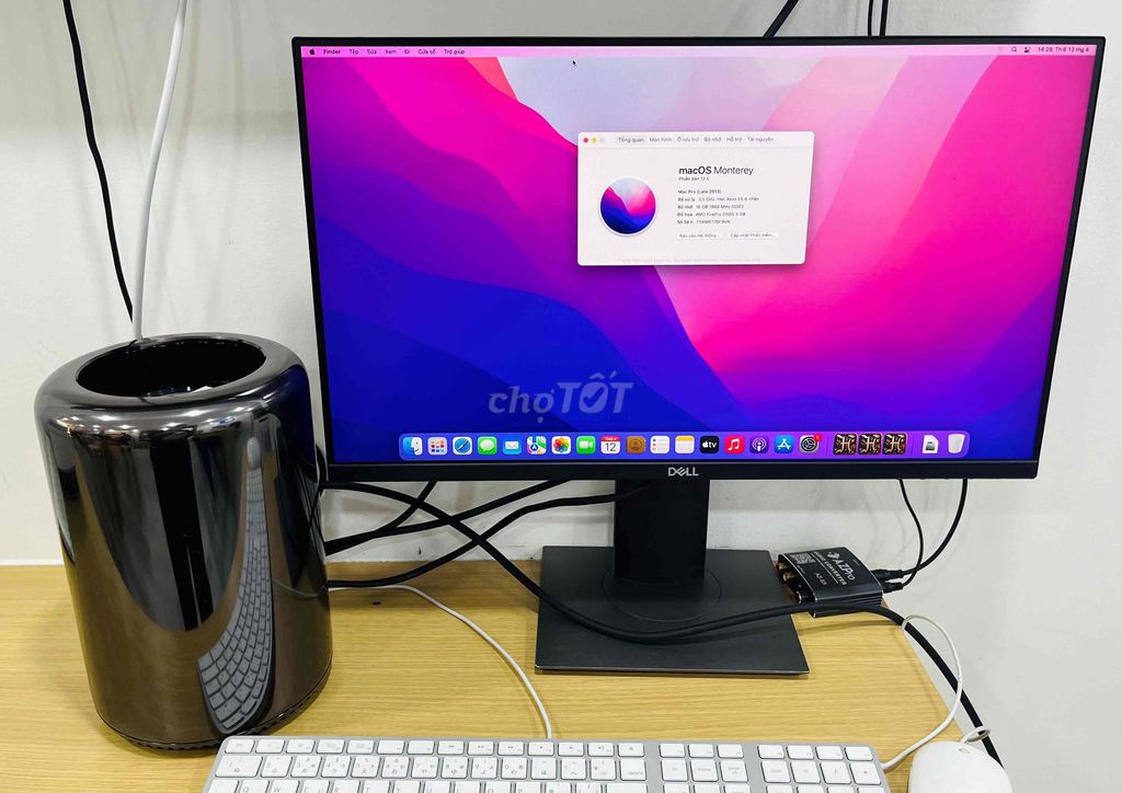Mac Pro ( Thùng Rác ) Mới Keng Full Options