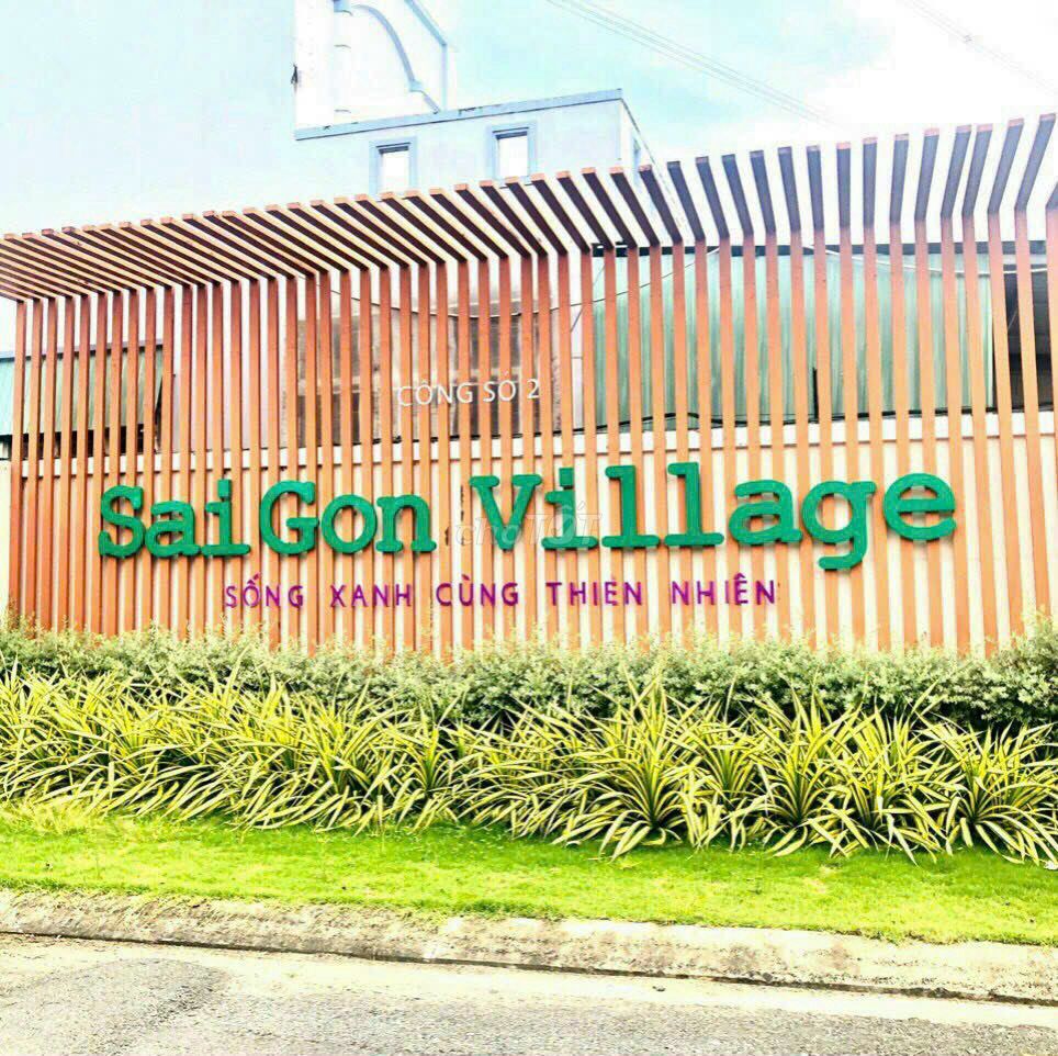 Bán nền đất ngang 5.8m dự án Saigon Vilage giá 1ty680