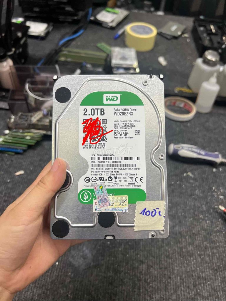 Ổ cứng HDD WD 2TB hàng tháo máy đẹp keng. Mua bán Linh kiện (RAM, Card...) tại Quận Phú Nhuận Tp Hồ Chí Minh được đăng bởi tiến tài 770 nguyễn kiệm p4 quận phú nhuận hình 1