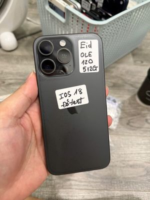 🥰iphone 15 pro max quốc tế 512gb thay màn oled