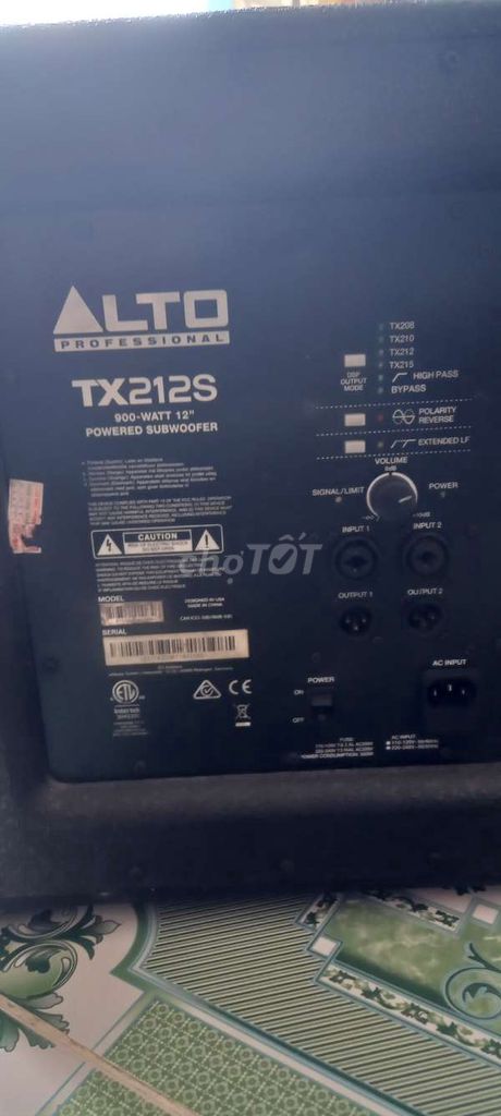 Loa siêu trầm Alto TX212S. Mua bán Tivi, Âm thanh tại Quận Bình Thuỷ Cần Thơ được đăng bởi Huỳnh Thái TV hình 1